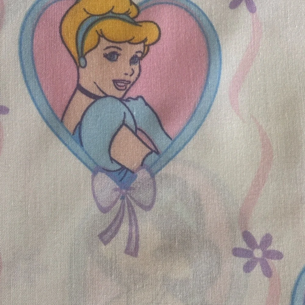 Rare Vintage 90s Disney Princess Twin Mattress Cover